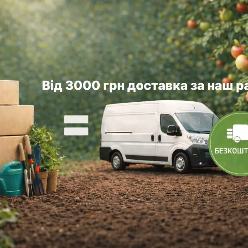 Від 3000 грн доставка за наш рахунок